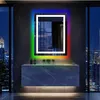 Vrygle Specchio Bagno LED RGB 90x70 cm con Bluetooth: Anteprima dell’immagine prodotto 4