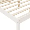 vidaXL Seniorenbett Weiß 200x200 cm Massivholz Kiefer Produktbild-Vorschau 7
