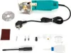 A collection of tools and accessories for a rotary cutter, laid out on a white background. Produktbild-Vorschau