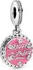 Pandora People Charme, verjaardagstaart, roze, zilver 925, Productafbeelding-voorbeeld 1