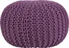 A knitted pouf on a white background. Náhled obrázku produktu
