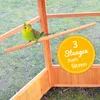 zooprinz Vogelvoliere Maxi | XXL | 160 cm Höhe | Wetterfest Produktbild-Vorschau 6