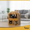 Purlov kočičí škrabadlo 3 v 1 se 2 podlahami z HDF a extra Náhled obrázku produktu 4