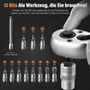 Drehmomentschlüssel Set 13tlg Fahrrad Ratschenkasten Torque Produktbild-Vorschau 7