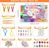 2500+ Loom Bänder Set, 40 Rastern Bunte Gummibänder Kit für Produktbild-Vorschau 3