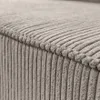 A close-up view of the textured fabric of a sofa. Produktbild-Vorschau