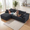 GLP Modulares Ecksofa 256 cm aus Cord, 4-Sitzer mit Produktbild-Vorschau 2