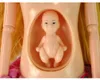 Leantoys Schwangere Babypuppe Rosa Kleid Blumen Produktbild-Vorschau 3