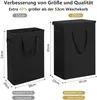 FABATO 60L schmaler Wäschekorb mit Deckel, faltbarer dünner Produktbild-Vorschau 2