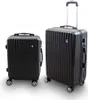 Two black suitcases of different sizes are displayed against a white background. Produktbild-Vorschau
