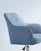 SONGMICS Kancelářská židle, výškově nastavitelná, modrá Náhled obrázku produktu 3