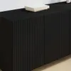 vidaXL TV nástěnná skříňka černá 59,5 x 31 x 40 cm materiál Náhled obrázku produktu 4