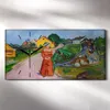 Wandbild Leinwand Bilder Wanduhr Geräuschlos 60x30 Frauen Produktbild-Vorschau 2