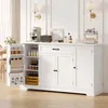BEALIFE Sideboard 140x40x83 cm mit 4 Türen & 1 Schublade | Produktbild-Vorschau 8