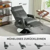 HOMCOM: Sillón reclinable eléctrico giratorio, sillón de Vista previa de la imagen del producto 4
