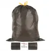 vidaXL Fodere per cestini con coulisse 250 pz. nero 35 L Anteprima dell’immagine prodotto 3