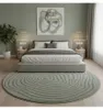 Melis Home Hoogpolig tapijt Groen 200 cm rond Rond modern Productafbeelding-voorbeeld 3