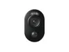 A black security camera is shown against a white background. Produktbild-Vorschau