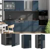 Hängeschrank Vicco Fame-Line Dunkelblau Hochglanz 45 cm, Produktbild-Vorschau 2