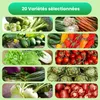 Green Harvest Kit de graines de légumes 20 variétés, 20 Voir les images du produit 8