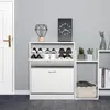 Mondeer Armoire à chaussures avec 2 abattants Banc à Voir les images du produit 2