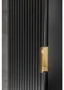 Colonne murale en bois Georgia Black - H 140 x l 35 x P 25 Voir les images du produit 2
