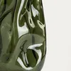 HOMLA EVARA-Vase, skleněná váza, zelená, 16 x 27 cm Náhled obrázku produktu 3