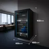 Extralink rackový rozvaděč 19" 12U 600x600 AZH černý Náhled obrázku produktu 2