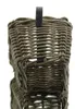 Balkonkorb - Rattan geflochten -15 x 15 x 15 cm - Produktbild-Vorschau 6