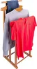 ARREDAMENTI MAXI Shirt & Suit Stand - 102 x 35 cm  Brown Produktbild-Vorschau 4