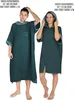 Badeponcho aus Bambusviskose (aus Bambuszellstoff) mit Produktbild-Vorschau 4