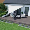 Sonnensegel 3,6x3,6x3,6m dreieckig cremeweiß Polyester Produktbild-Vorschau 1