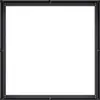 vidaXL Fioriera nera 100x100x30 cm in acciaio Anteprima dell’immagine prodotto 5