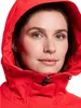 Close-up of a woman wearing a red parka. Produktbild-Vorschau