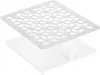 A product shot of a dust extraction system component, showing a metal grate with a honeycomb pattern above a white filter. Anteprima dell’immagine prodotto