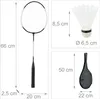 Set da badminton Relaxdays con borsa, 2 racchette da Anteprima dell’immagine prodotto 4