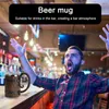 550 ml Holznachbildung Fass Edelstahl Bierkrug Produktbild-Vorschau 4