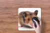 MuchoWow® Mauspad Mousepad Neugieriger Hamster 30x30 cm - Produktbild-Vorschau 3
