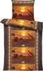4 teilig Bettwäsche 135x200 cm Afrika Safari Elefanten Produktbild-Vorschau 1