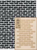 Wandschablone Groß Muster, Malschablone 59x95 cm Ziegelwand Produktbild-Vorschau 1
