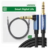 Ugreen Cavo Aux angolato 2 X Mini Jack 3,5 Mm 1M Blu Anteprima dell’immagine prodotto 1