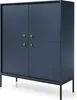 Masseno Kommode MONDO 104 cm Highboard mit 4 Türen für Produktbild-Vorschau 1