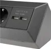 Steckdosenblock 4-Fach mit 2x USB-A, Anthrazit Produktbild-Vorschau 8