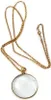 Verk 09070 Lente di ingrandimento su catena 40 mm oro Anteprima dell’immagine prodotto 3