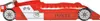 vidaXL Rennwagen-Bett 90x200 cm Rot Produktbild-Vorschau 3