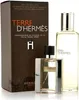 A gift set of Hermès Terre D'hermes Eau de Toilette, featuring a full-size bottle and a travel spray, presented with its packaging. Podgląd zdjęcia produktu