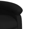 vidaXL Recliner elettrico in Pelle finta nera Anteprima dell’immagine prodotto 10