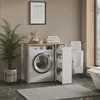 Wasmachinekast Vicco Viktor Wit/Artisanaal eiken 93.6 x Productafbeelding-voorbeeld 6