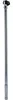A chrome-plated socket wrench handle with a black grip on a white background. Podgląd zdjęcia produktu