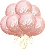 Oblique Unique Luftballon Set Zahl 30 für 30. Geburtstag Produktbild-Vorschau 1